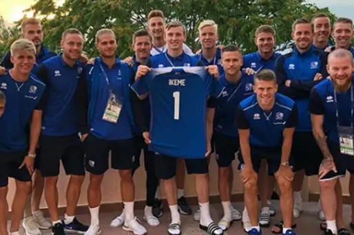 Islande, hommage Ikeme, Capture d'écran Instagram, 1280