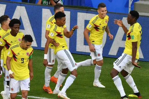 Le but de Mina a permis aux Colombiens de se qualifier pour les huitièmes de finale.