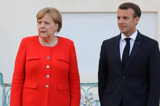 Angela Merkel, Emmanuel Macron, Merkel Macron, Macron Merkel crédit : LUDOVIC MARIN / AFP - 1280