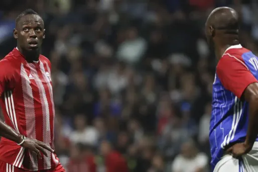 Usain Bolt face à France 98 (1280x640) Thomas SAMSON / AFP