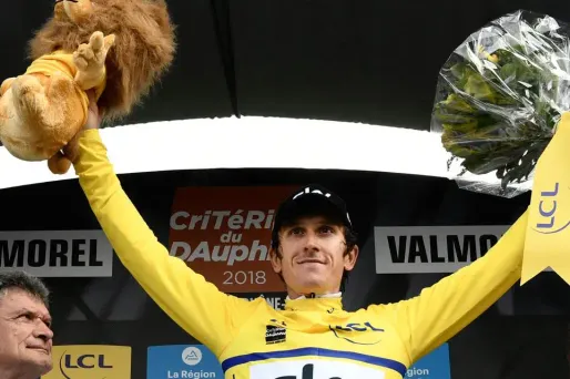 Geraint Thomas prend les commandes du Dauphiné.