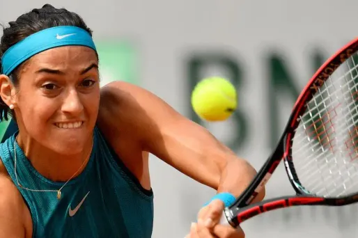 Caroline Garcia n'est jamais entrée dans son match, lundi.