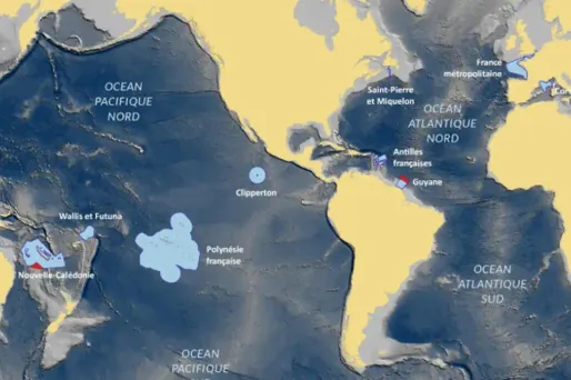 La France possède le deuxième plus important espace maritime au monde.