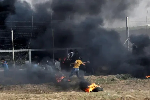 Des affrontements entre Palestiniens et soldats israéliens ont de nouveau éclaté vendredi.