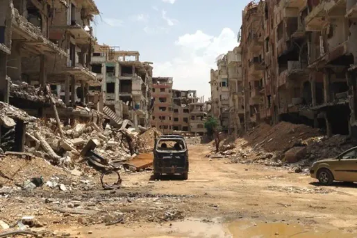 La Ghouta orientale a été la cible d'un siège par le régime syrien au printemps 2018.