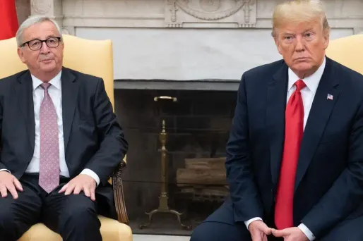 Mercredi, Donald Trump et Jean-Claude Juncker avaient conclu une sorte d'armistice commercial.