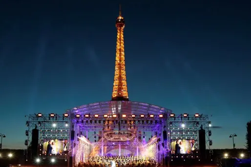 De nombreux téléspectateurs ont suivi le concert du 14 juillet, diffusé sur France 2. ILLUSTRATION.