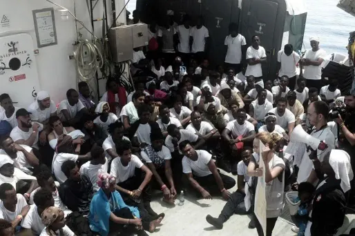 L'Aquarius avait accosté le 17 juin à Valence avec 630 migrants à son bord.