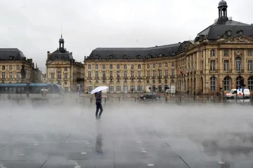 pluie, Bordeaux, Aquitaine crédit : MEHDI FEDOUACH / AFP - 1280