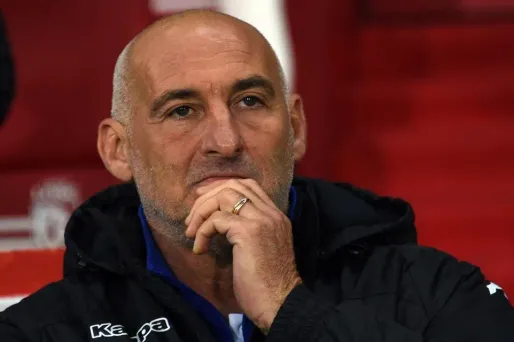 L'entraîneur du Stade Lavallois François Ciccolini.