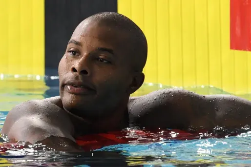 Medhy Metella a pris la troisième place en finale du 100 m des Championnats d'Europe de natation, à Glasgow.