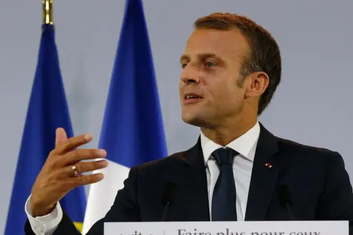 Emmanuel Macron crédit : MICHEL EULER / POOL / AFP - 1280