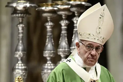 pape François crédit : FILIPPO MONTEFORTE / AFP - 1280