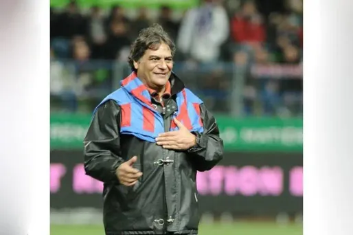 Antoine Campos lors d'un match de Caen.