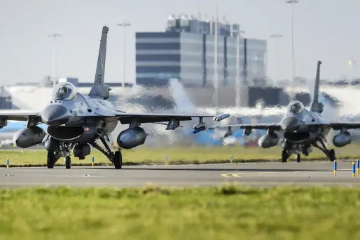 Les avions de chasse néerlandais, armés de missiles, ne sont dépêchés que dans des cas très exceptionnels. (Illustration)