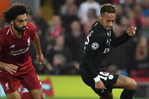 Salah face à Neymar (1280x640) Paul ELLIS / AFP