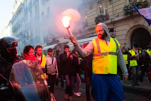 Faubourg Saint-Honoré à Paris.
