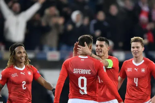 Foot/Ligue des nations : la Suisse corrige la Belgique (5-2) et se qualifie pour le Final Four