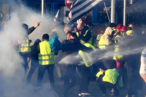 La vidéo en question a été tournée lors d'un rassemblement de "gilets jaunes". (Photo d'illustration)
