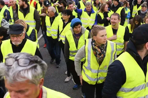 gilets jaunes crédit : JEAN-PIERRE CLATOT / AFP - 1280