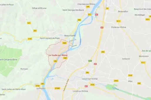 Le site est situé à La-Voulte-sur-Rhône.