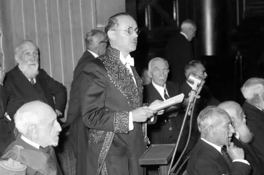 L'écrivain Maurice Genevoix était entré à l'Académie française en 1947.