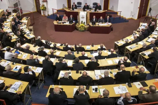 La Conférence des évêques de France tient son assemblée plénière à Lourdes.