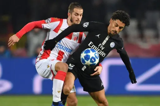 Étoile rouge de Belgrade-PSG (1280x640) Andrej ISAKOVIC / AFP