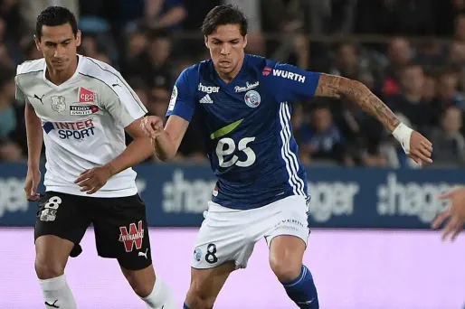 Ganso, à gauche, était arrivé à Amiens en provenance du FC Séville.