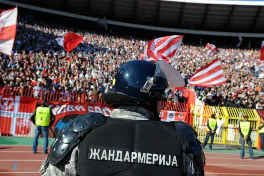 marakana, supporters, etoile rouge belgrade
