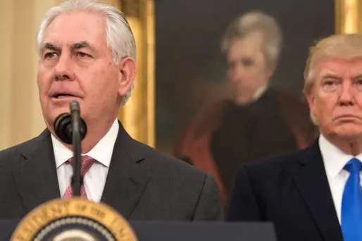 Rex Tillerson n'a pas caché ses mauvaises relations avec Donald Trump.