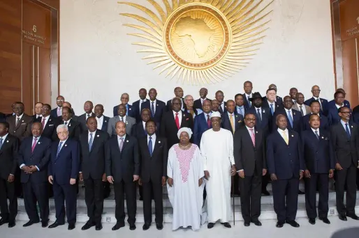 Les présidents africains étaient réunis en sommet à Addis Abeba, lundi.