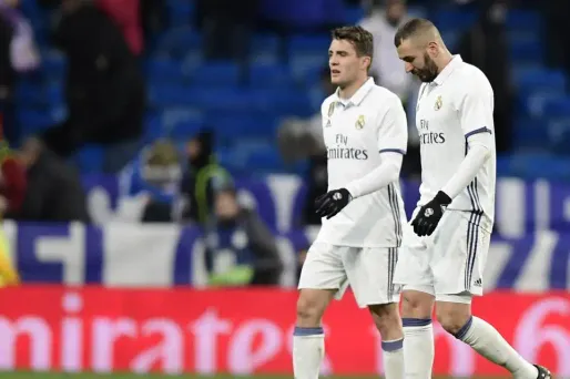 Le Real de Karim Benzema (à droite) s'est incliné pour la deuxième fois de suite.