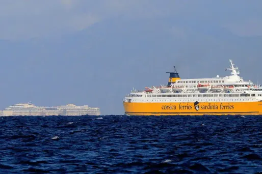 Corsica Ferries, Bastia 2014 crédit : PASCAL POCHARD CASABIANCA / AFP - 1280