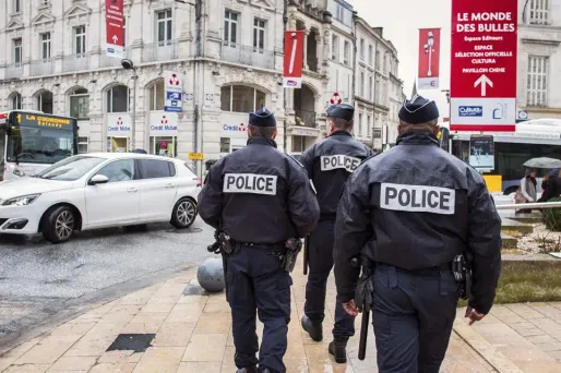 Policiers sur le Festival de la bande dessinée d'Angoulême