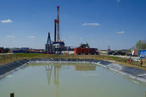 Une exploitation de gaz en Pennsylvanie.