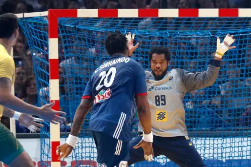 Cédric Sorhaindo et les Bleus ont parfaitement entamé leur Mondial face au Brésil.