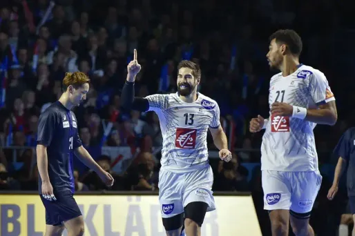 Nikola Karabatic lors de France - Japon - Mondial de handball 2017