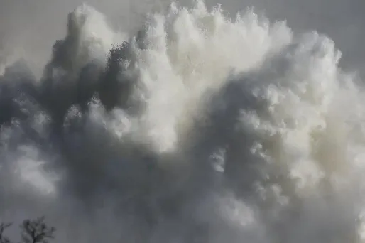 barrage d'oroville, Californie crédit : ELIJAH NOUVELAGE / GETTY IMAGES NORTH AMERICA / AFP - 1280