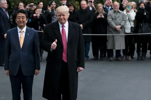Trump Shinzo Abe