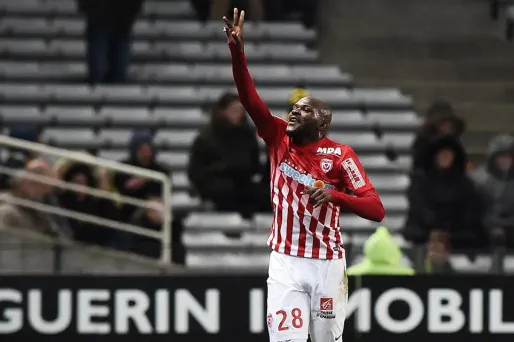 Julien Cétout, auteur du second but Nancéen.