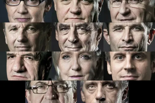 Dons : neuf millions d’euros pour Macron, 265.000 pour Hamon