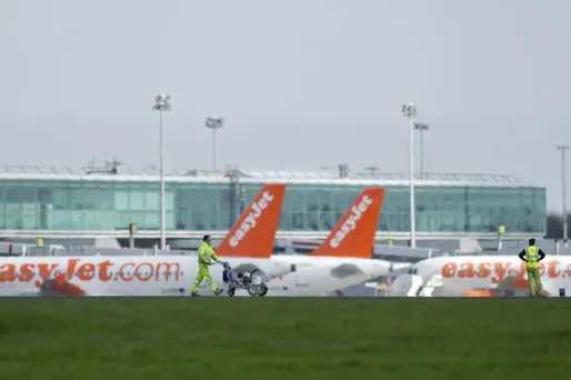 aéroport, Stansted, eseayjet crédit : CARL COURT / AFP - 1280