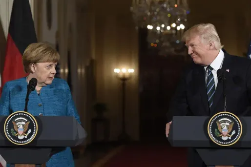 Trump Merkel