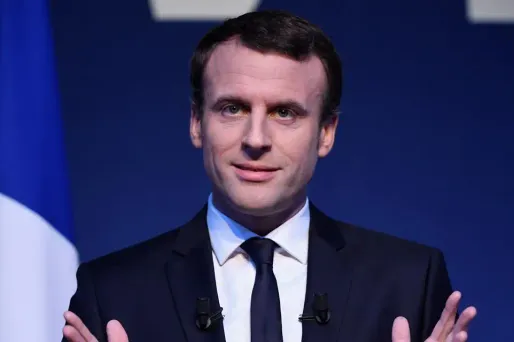 Macron présentation de programme crédit : Lionel BONAVENTURE / AFP - 1280