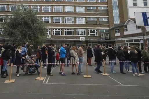 Les Français de Londres ont voté. Ici, au Lycée français Charles de Gaulle.