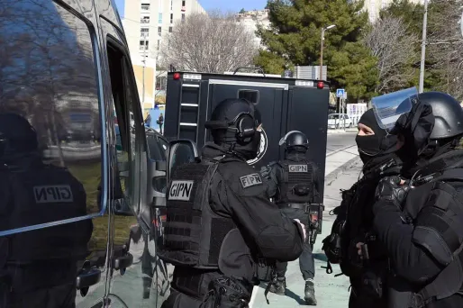 GIPN, policiers, crédit : BORIS HORVAT / AFP - 1280