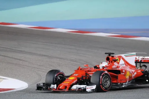 Sebastian Vettel à Bahreïn (1280x640) KARIM SAHIB / AFP