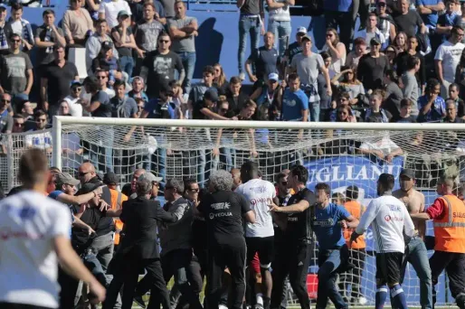 Incidents Bastia-Lyon : le club corse "condamne fermement"