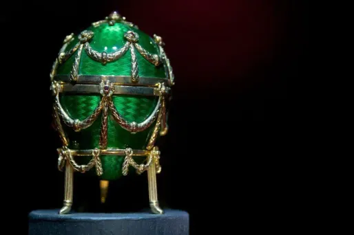 Oeufs Fabergé DANIEL KARMANN / DPA / AFP 1280